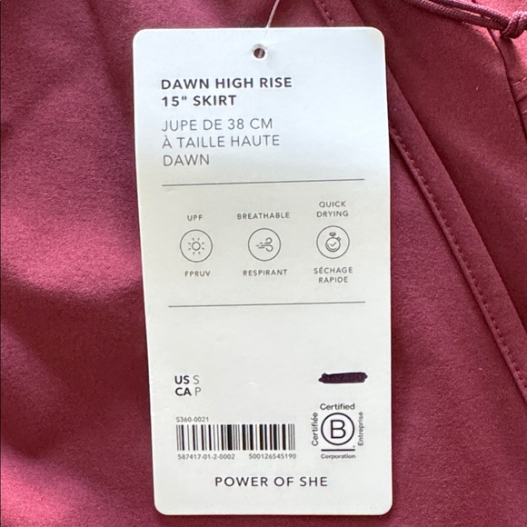 Athleta Rose Skirt with Drawstring Waist - Picture 2 of 6